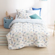 SesaOnline 恐龍印花防蟎薄被, 單色