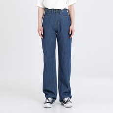 아루아 여성용 경량 썸머 워싱 롱 세미 와이드 청바지 P501