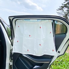 Life GONGyOU 兒童車用窗簾, 櫻桃, 2個