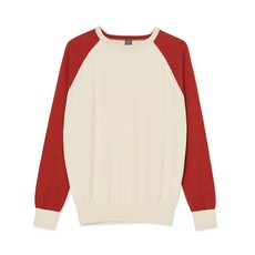 Juwon 男款 IOLO 雙色拉克蘭圓領T恤