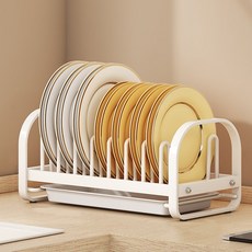 American Road 簡約瀝水碗盤整理晾乾架 RK1987, 1層, 白色