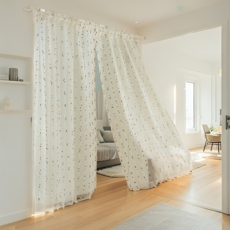 미미솔레 샌드도트 가리개 커튼