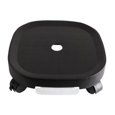 블라비 사각 바퀴 화분받침, 블랙, 1개