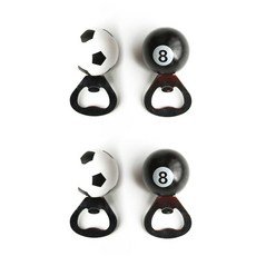 부스마켓 병따개 스포츠 컬렉션 싸커볼 2p + 포켓볼 2p, 혼합색상, 1개