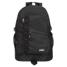 BLUE MOUNT 束帶對角拉鍊登山背包 35L CPZ44SA, 黑色的