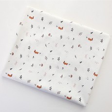 COTTONVILL 大韓紡織 Cottonvill 有機棉 30支 平織布料, 貝貝佩蒂, 1個