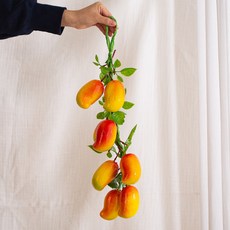 蘋果芒果藤蔓人造花, 單一顏色, 1個