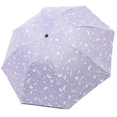 쉐어몰 밤하늘 달과별 수동 3단우산