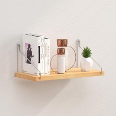 Thumbsmine居家牆面層架, 木色, 1層