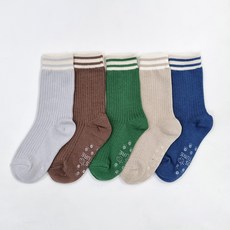 Dear Socks 兒童男童防滑襪5件組
