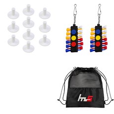 NAYASTYLE TPE球梯 10入 + 球標 2入 + 收納袋套組, GFYP-168-3 + 183PU