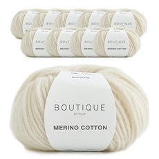 SEVY 美麗諾棉線 編織線 10入, 100 象牙白, 10個, 120m