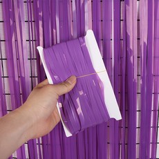 마켓에이 러버 마카롱컬러 파티커튼 1 x 3 m, 퍼플, 3개