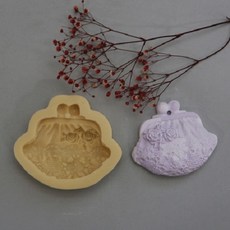 固增路 蕾絲手提包矽膠模具 大, 單一顏色