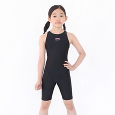zetessport 女童Y背五分室內泳衣