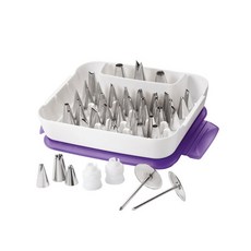 Wilton 惠爾通 不繡鋼花嘴組 55件組, 混色, 1組