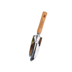 Black Tree 家庭園藝木柄園藝工具窄版移植鏟, 1個
