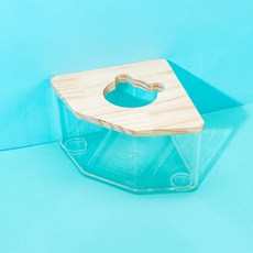 랜보어 햄스터 포인트 목욕 모래통, 타입B, 1개