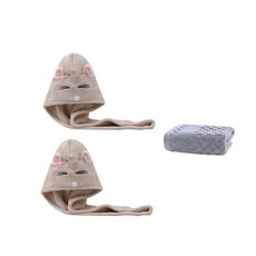 軟發巾 SG44 2p + 毛巾套組, 6型, 1套