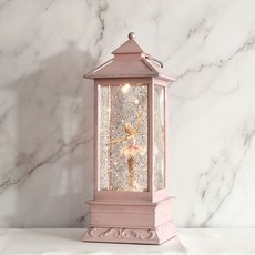 Back Art浪漫音樂盒小夜燈-芭蕾舞演員(粉色), 芭蕾舞女演員粉紅色