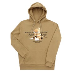 JB FASHION 小熊刷毛連帽T恤