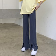 에이홉 임산부 와이드 슬릿 바지