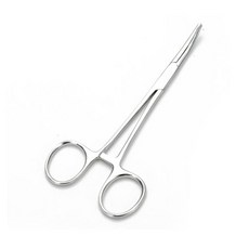 펫트롱 반려동물 귀털 정리 미용가위 커브형 14cm, 1개
