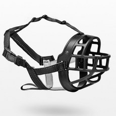 DING DONG PET 寵物矽膠嘴套 XS, 黑色, 1個