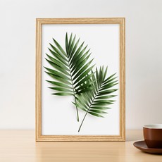 대한 탁상 벽걸이 베이직 인테리어 A4 액자프레임, 1개, 우드 내추럴