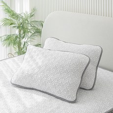 마더스홈 울트라캡숑 쿨링 냉감 베개커버 2p, 화이트