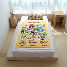 Alphabet Lore 字母人傳說兒童泡泡紗夏季涼被, 混合色