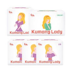 Kumang 超薄衛生棉 M號 14入*3組+超薄衛生巾 翼型 L號 12入*2組+夜用衛生棉 翼型 8入, 1套