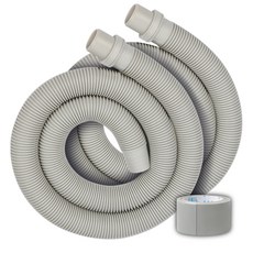 排水軟管 127cm 2條+魔術膠帶 1m, 單品, 1組