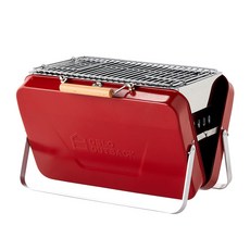 OSLO 露營用便攜式烤爐 紅色, 1組, L號