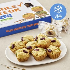 웰빙마루 국내산 보리 매실 보리떡 (냉동), 50g, 1개, 12개입