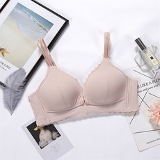 透氣素色孕婦哺乳內衣