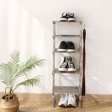 Mono 伸縮5層12雙鞋架, 灰色, 1個