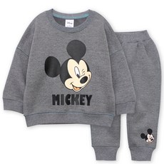 迪士尼兒童拉絨米奇上下褲套裝