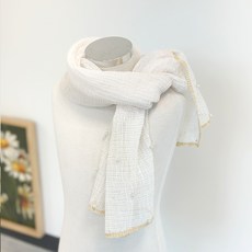 메르시밴드 여성용 진주 스카프