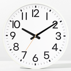 메르헨몬드 국산 로얄 대형 무소음 벽시계 40cm, 화이트