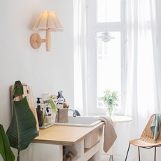 hit LIGHTING 木質蘑菇壁燈 F31072, 單一顏色