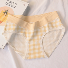 格紋孕婦內褲