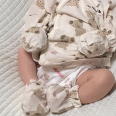 한스네이처 신생아용 오가닉 사계절 손싸개 2p 세트