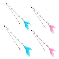 아티펫 고양이 마시멜로 확장 스틱 장난감 2종 x 2p 세트, 블루, 핑크, 1세트