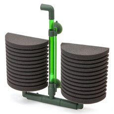 Green World 海綿過濾器 XL Big超級雙管, 0W, 1個