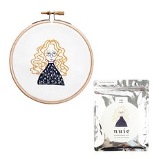 Miyuki MIYUKI品牌粗毛線姐姐刺繡DIY組姐姐姐姐 HCA15//2, 混色, 1個