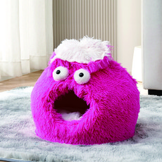 루나벨 고양이 몬스터 숨숨집, 핑크, 1개