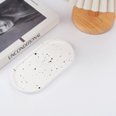 Ilsangsokbanzzak 現代飾品托盤 橢圓形, 墨水