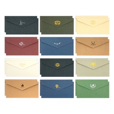 The Open House Card Box 豪華信封套組 12 09-0106, 混色, 2套