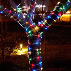 可替換大容量太陽能LED軟管燈 22M 200燈, 彩色, 1個